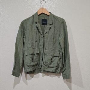 🪴 Madewell Utility Jacket in Sage Green